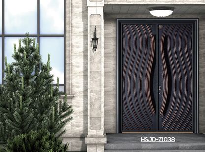 别墅铸铝门：高端化路线，平民化的设计