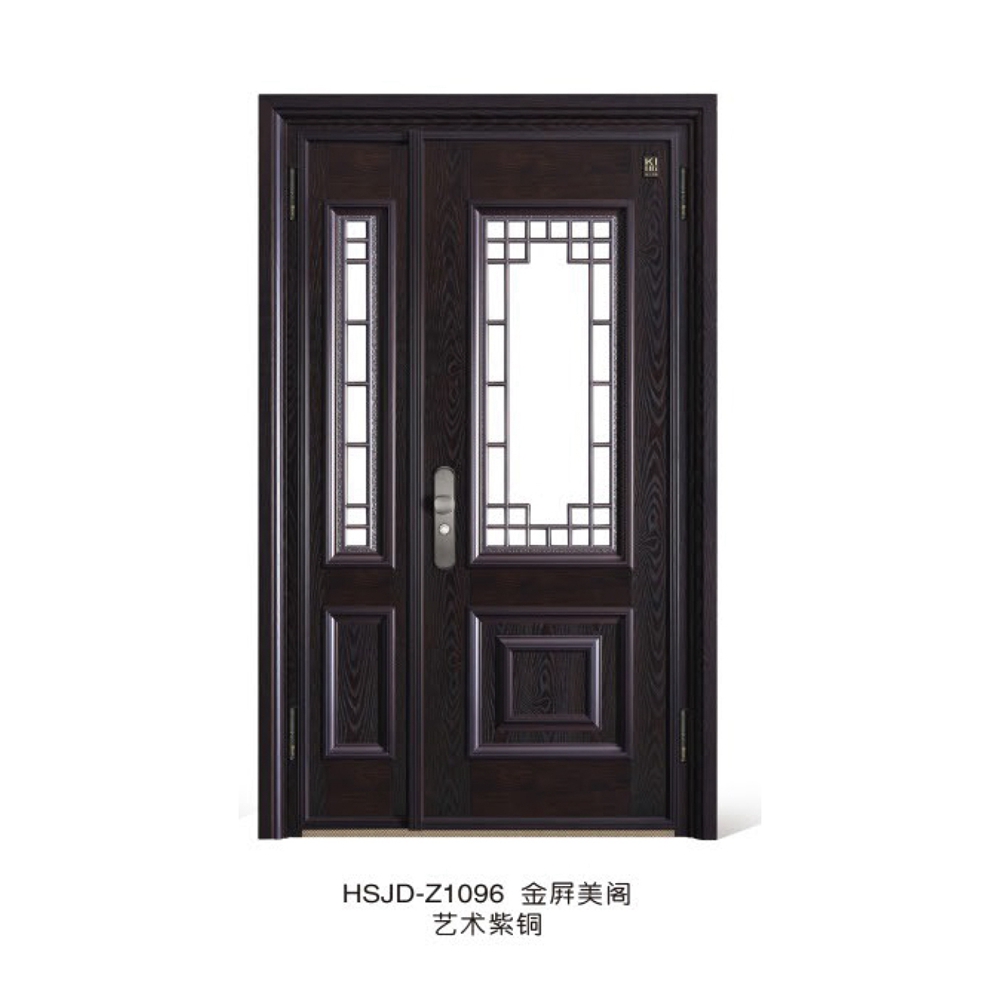 玻璃装甲门HSJD-Z1096金屏美阁