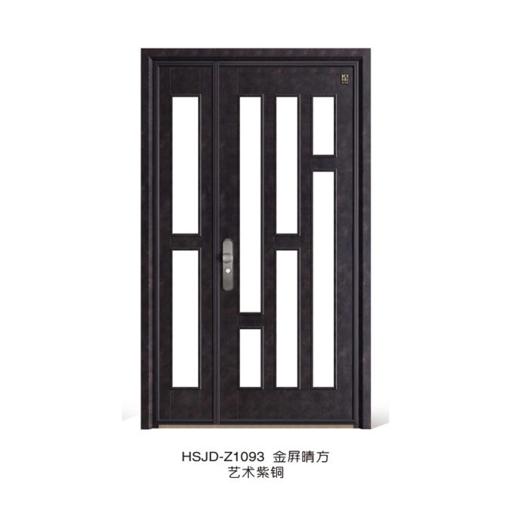 玻璃装甲门HSJD-Z1093金屏晴方